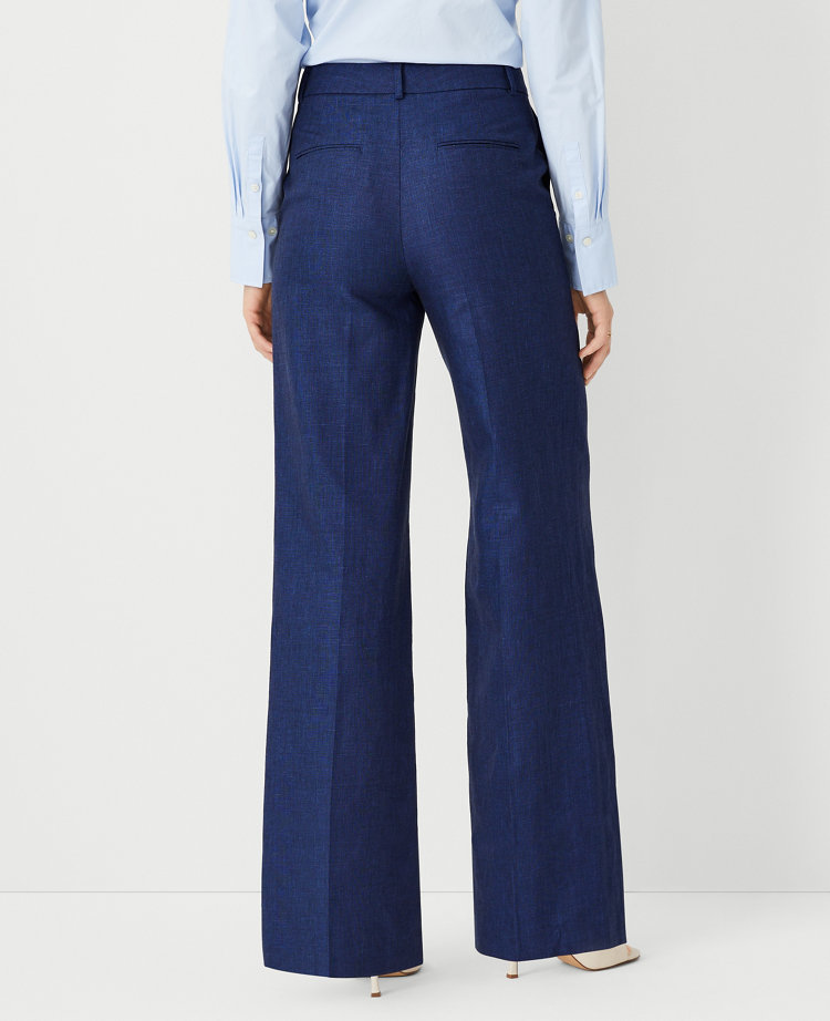 The High Rise Wide Leg Pant in Linen Cotton