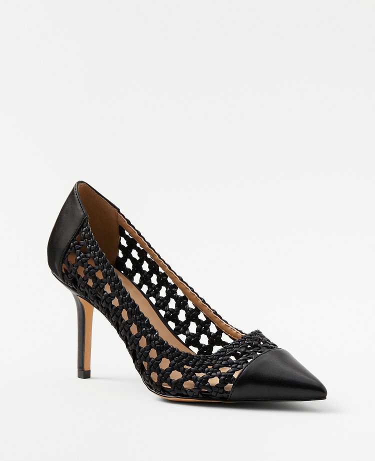 Ann Taylor Mae Woven Pumps Women's