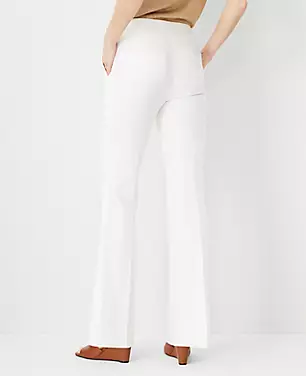 The Petite High Rise Trouser Pant in Linen Blend carousel Product Image 3