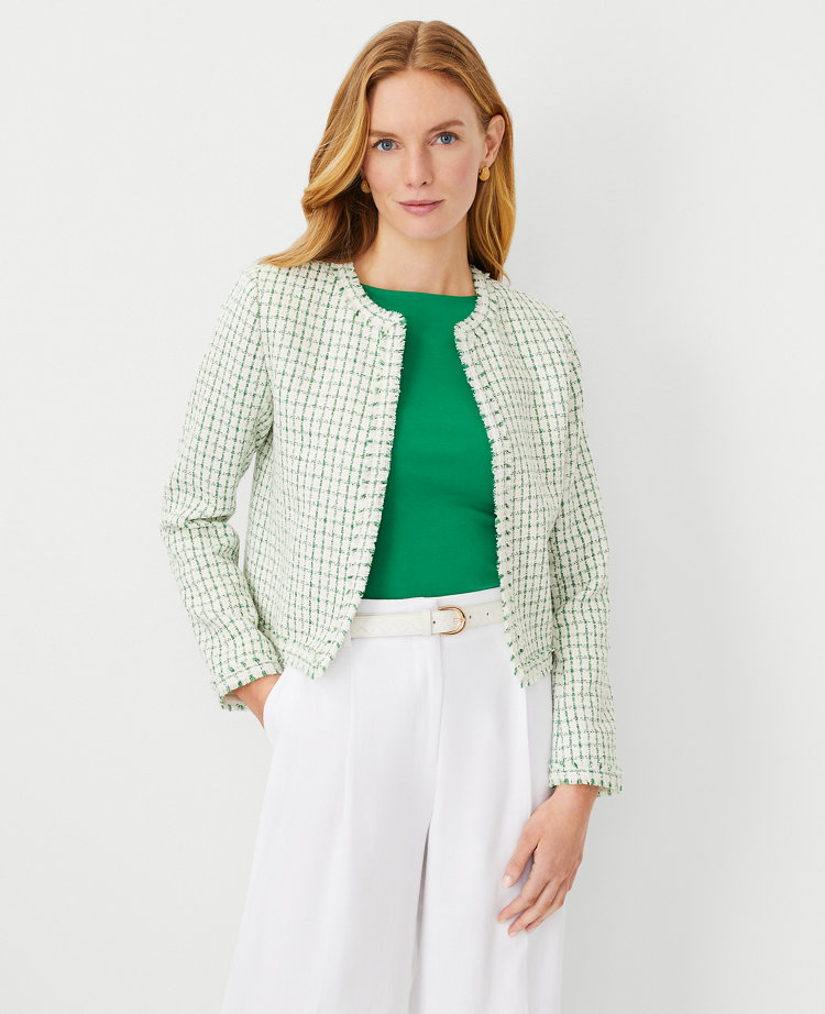 Ann Taylor tweed jacket Size 2 / EUC
