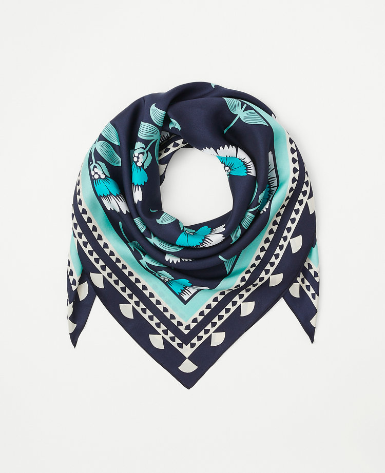 Cat Print Scarf - Black