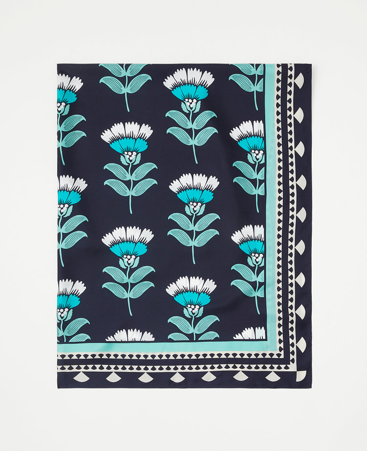 Cat Print Scarf - Black