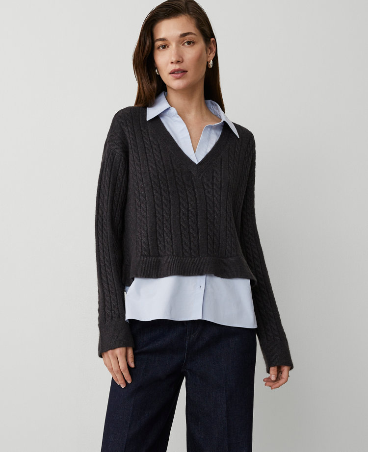 Petite Turtleneck Tunic Sweater