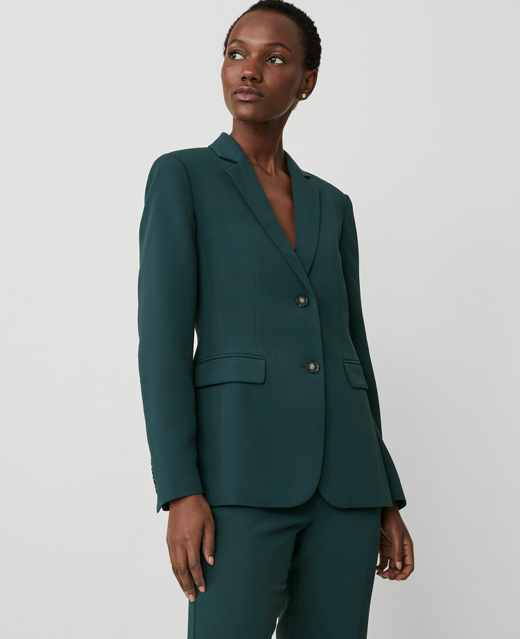 Women s Green Suits Suit Separates Ann Taylor