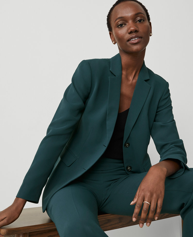 Women s Green Suits Suit Separates Ann Taylor