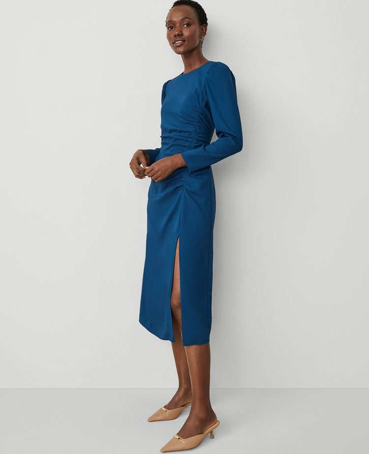 Ruched Midi Dress