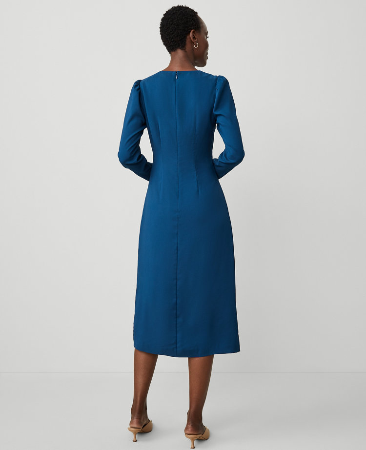 Ruched Midi Dress