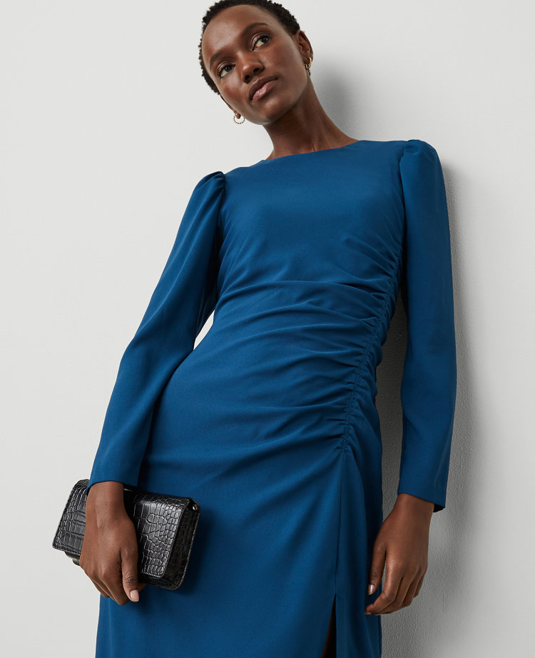 Ruched Midi Dress