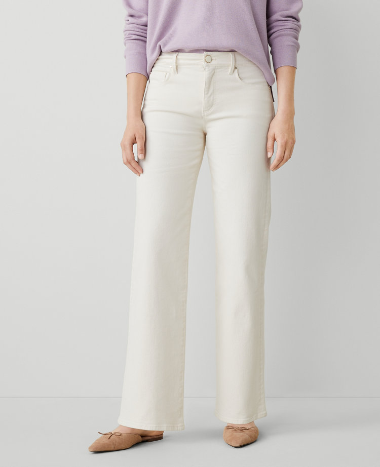 Ann taylor loft wide leg jeans best sale