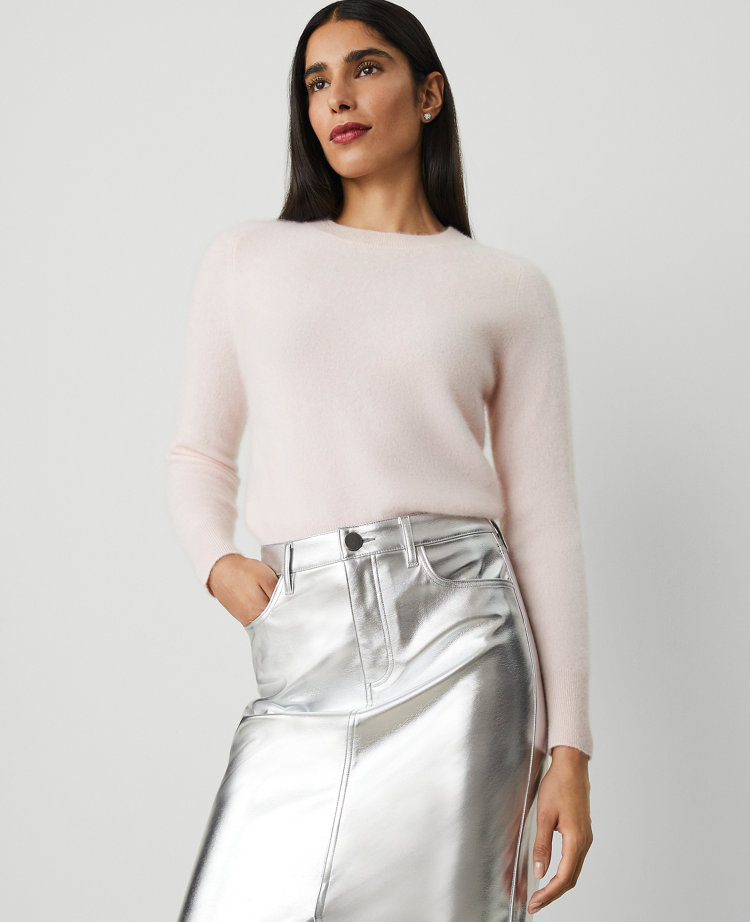 Brushed-Cashmere Sweater carousel Product Image 1