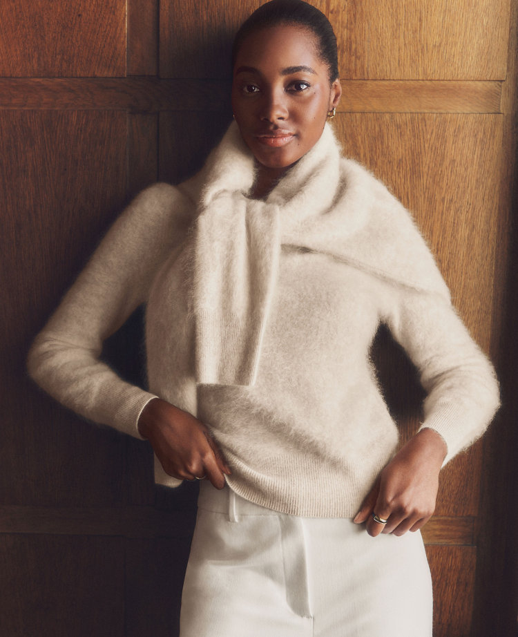 Brushed-Cashmere Sweater