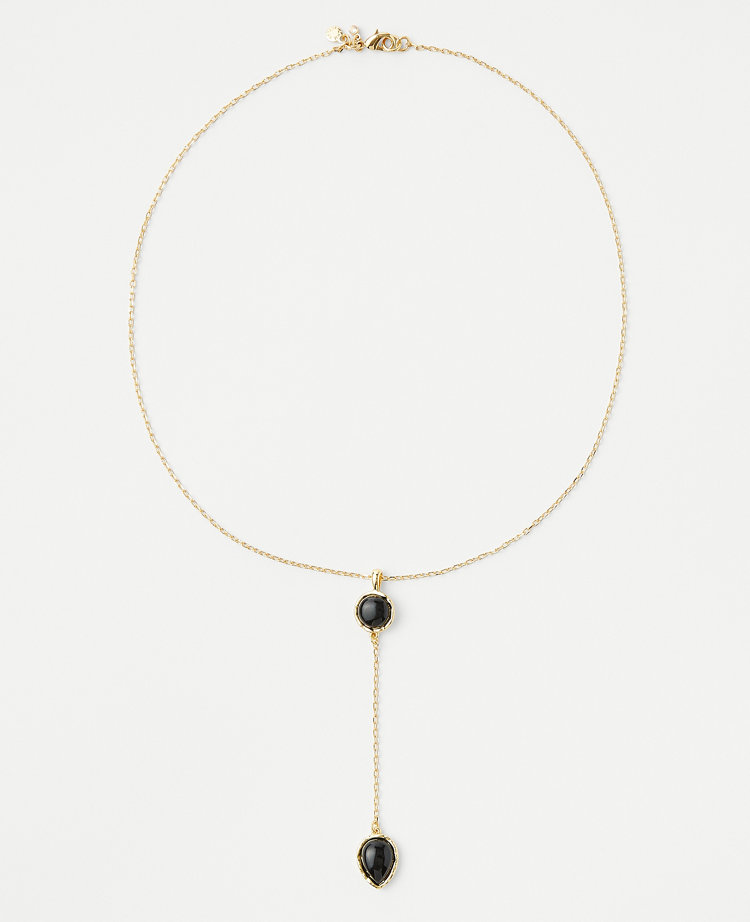 Ann Taylor Double Lariat Necklace