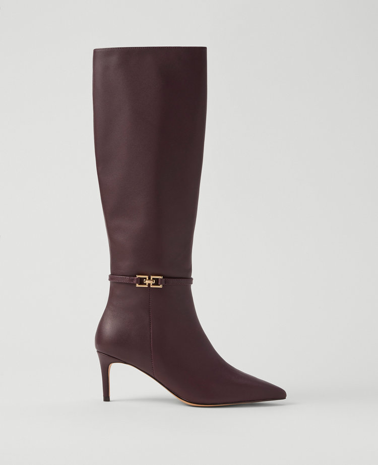 Chain Wrap Leather Boot