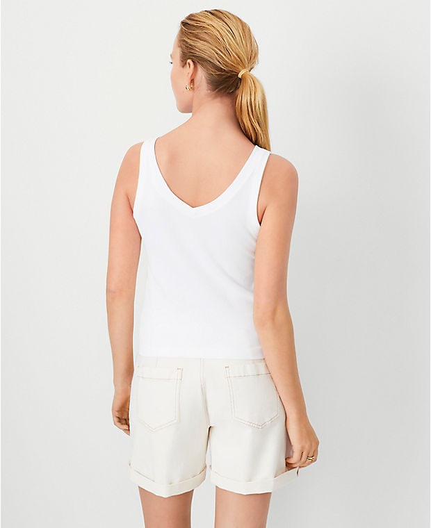 AT Weekend Double V Tank Top