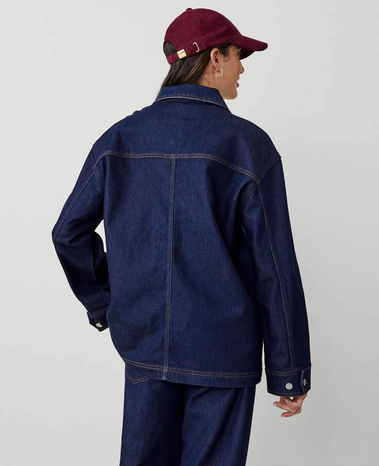 Petite Weekend Collection Denim Carpenter Jacket