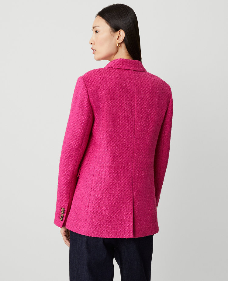 The Petite Greenwich Blazer in Tweed carousel Product Image 3