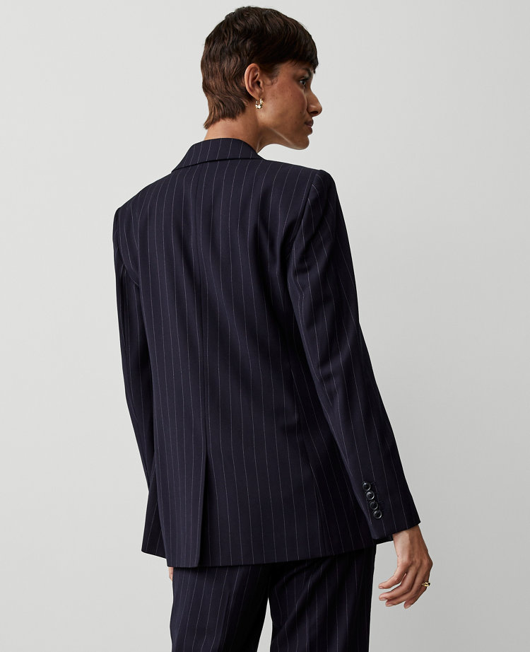 The Petite Crosby Blazer in Pinstripe