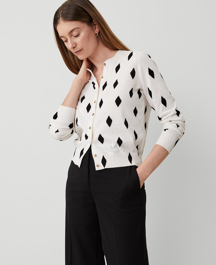 Ann taylor black cardigan best sale