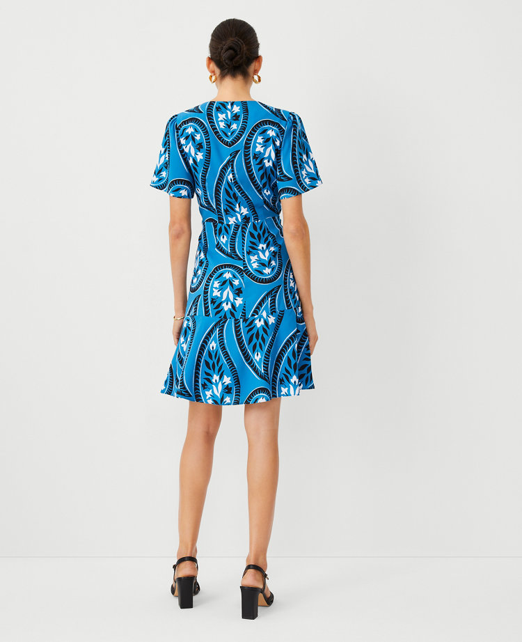 Petite Floral Flare Dress