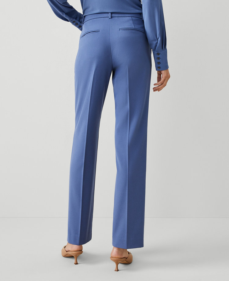 The Mid Rise Straight Pant in Seasonless Stretch