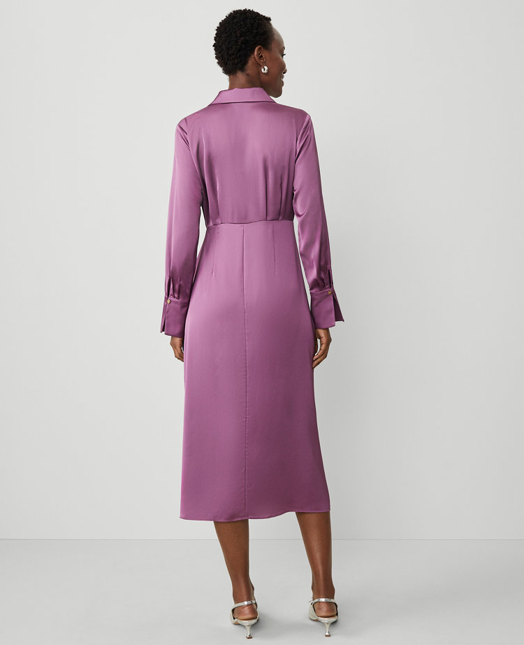 Collared Midi Shirtdress