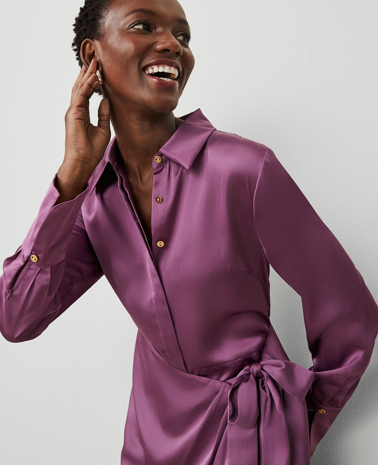 Collared Midi Shirtdress
