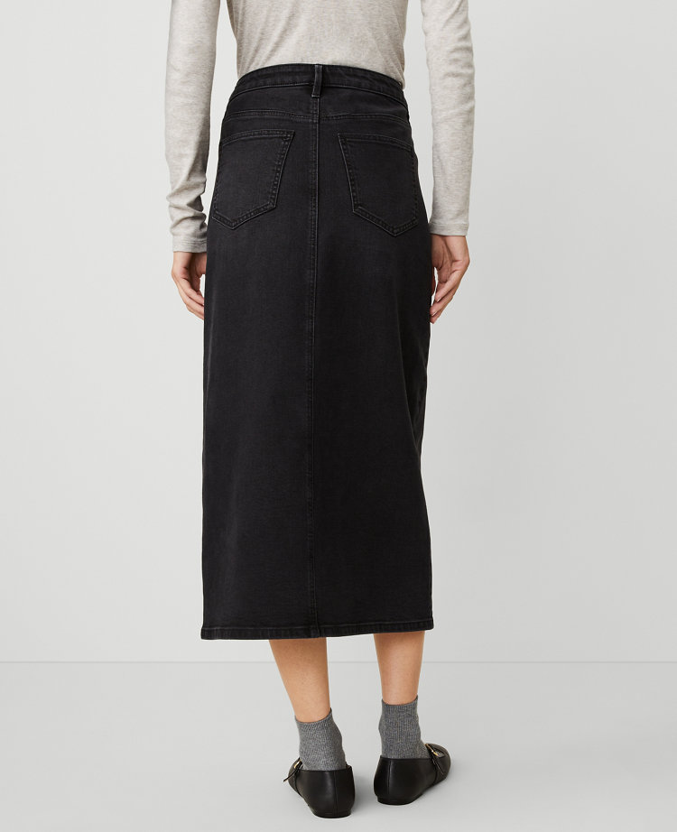 Denim Maxi Skirt