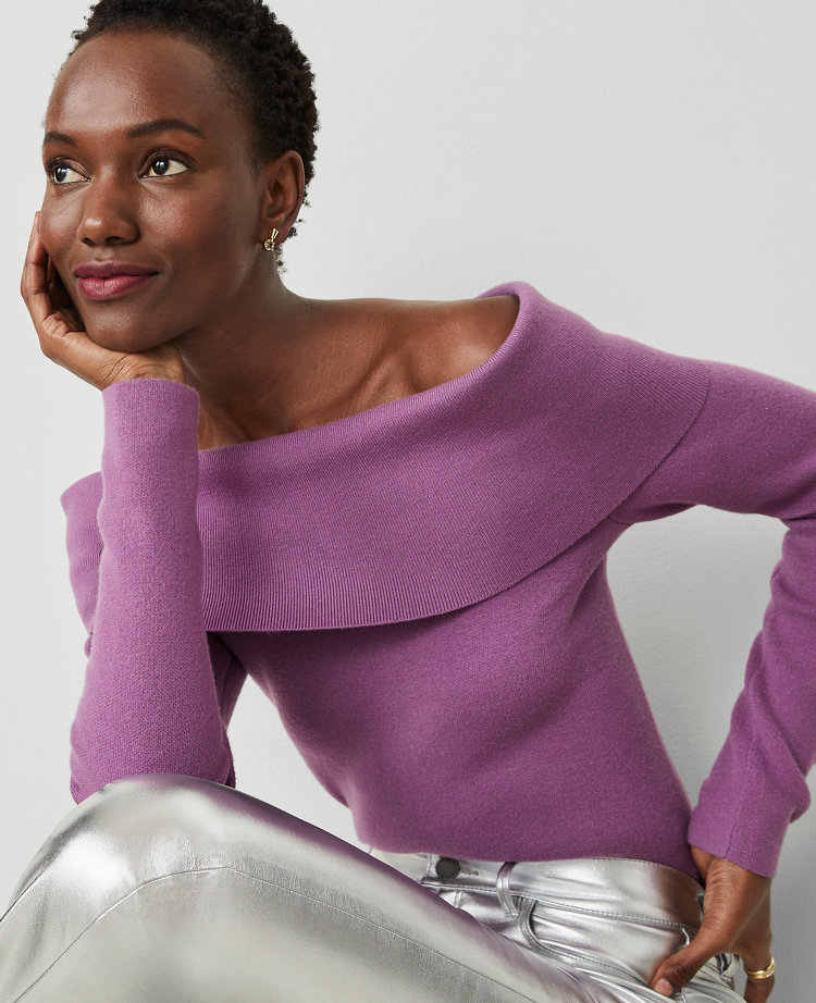 Off-The-Shoulder Sweater carousel Product Image 1