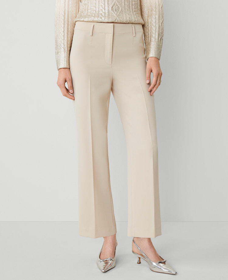 The Straight Ankle Pant in Crepe