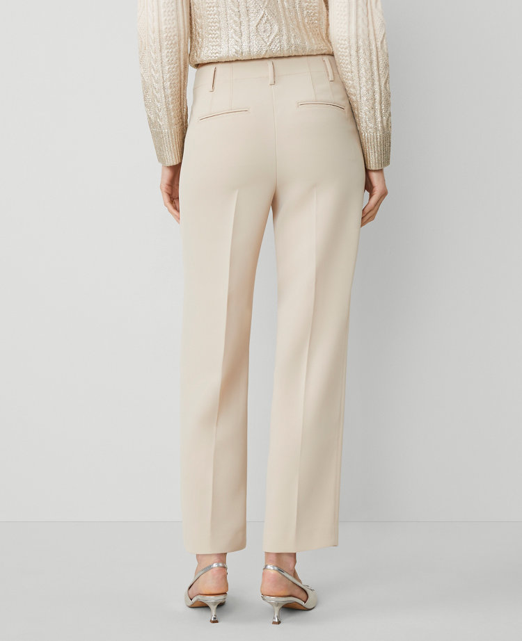 The Straight Ankle Pant in Crepe