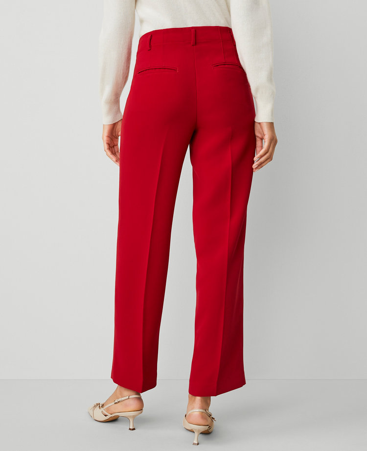 The Straight Ankle Pant in Crepe