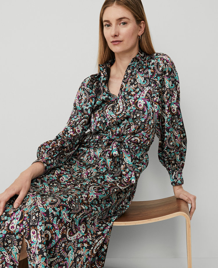 Floral Belted Shirtdress