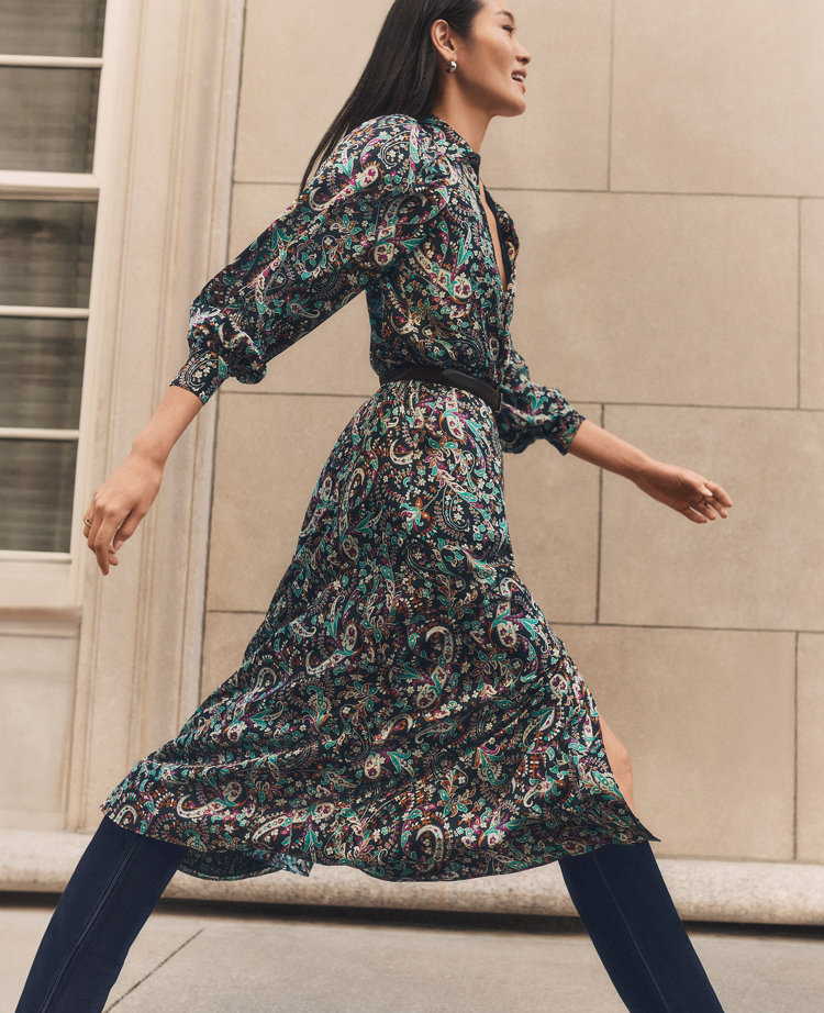 Ann taylor shirt dress online