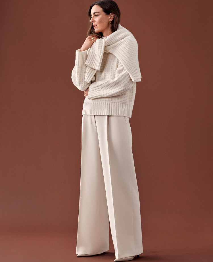 The Pleated Wide Leg Pant