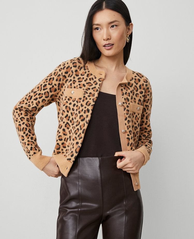 Leopard Print Cardigan