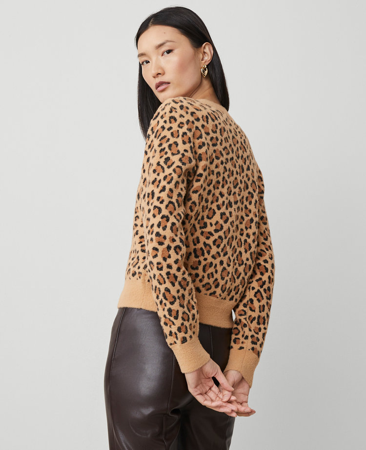 Leopard Print Cardigan