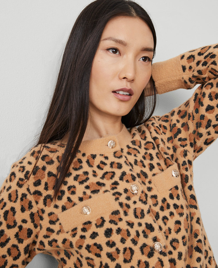 Leopard Print Cardigan