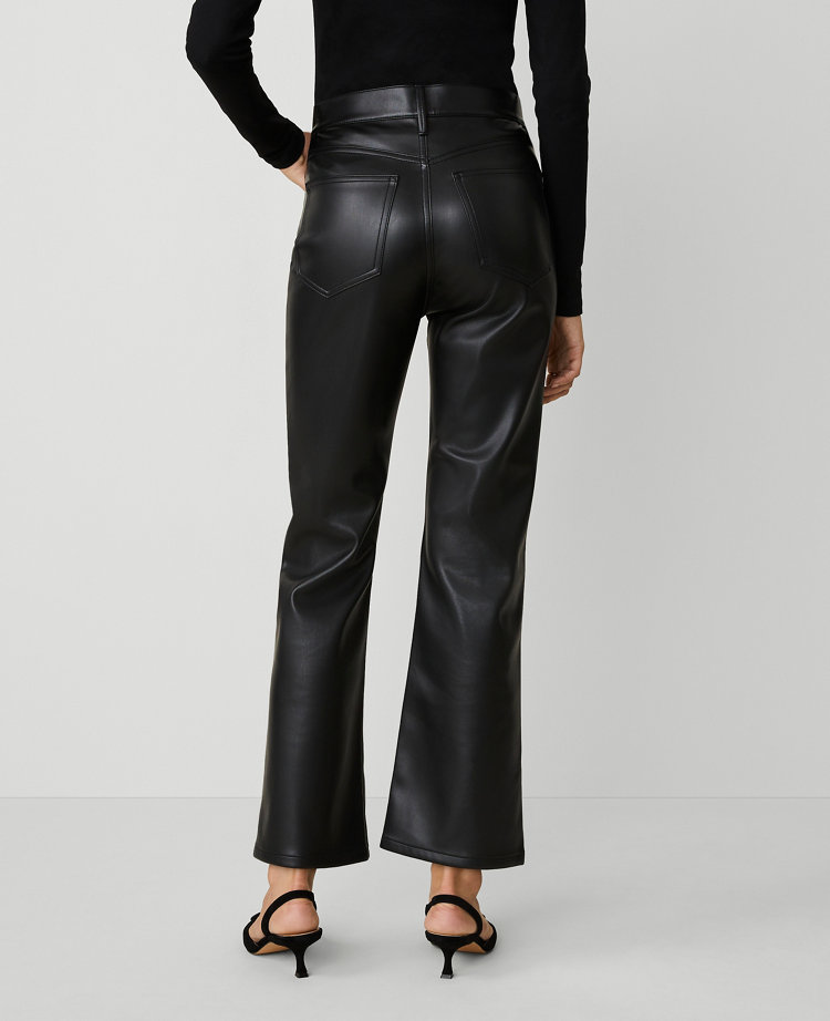 The Ankle Boot Faux Leather Pant