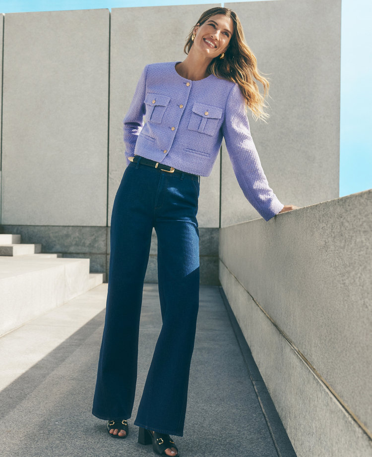 The Petite Denim Trouser