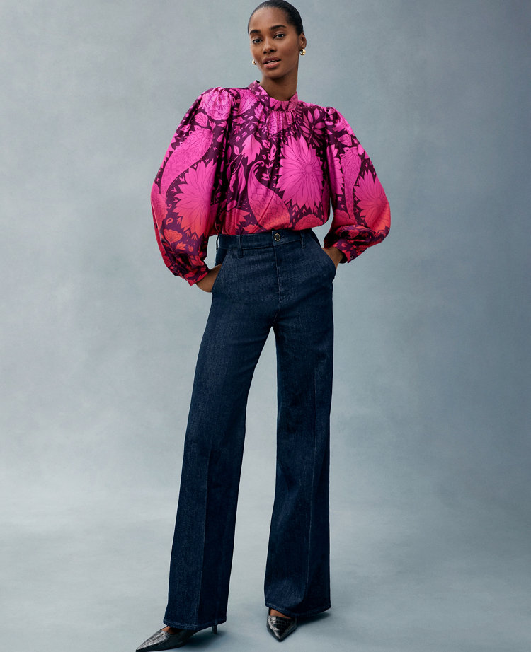 The Petite Denim Trouser