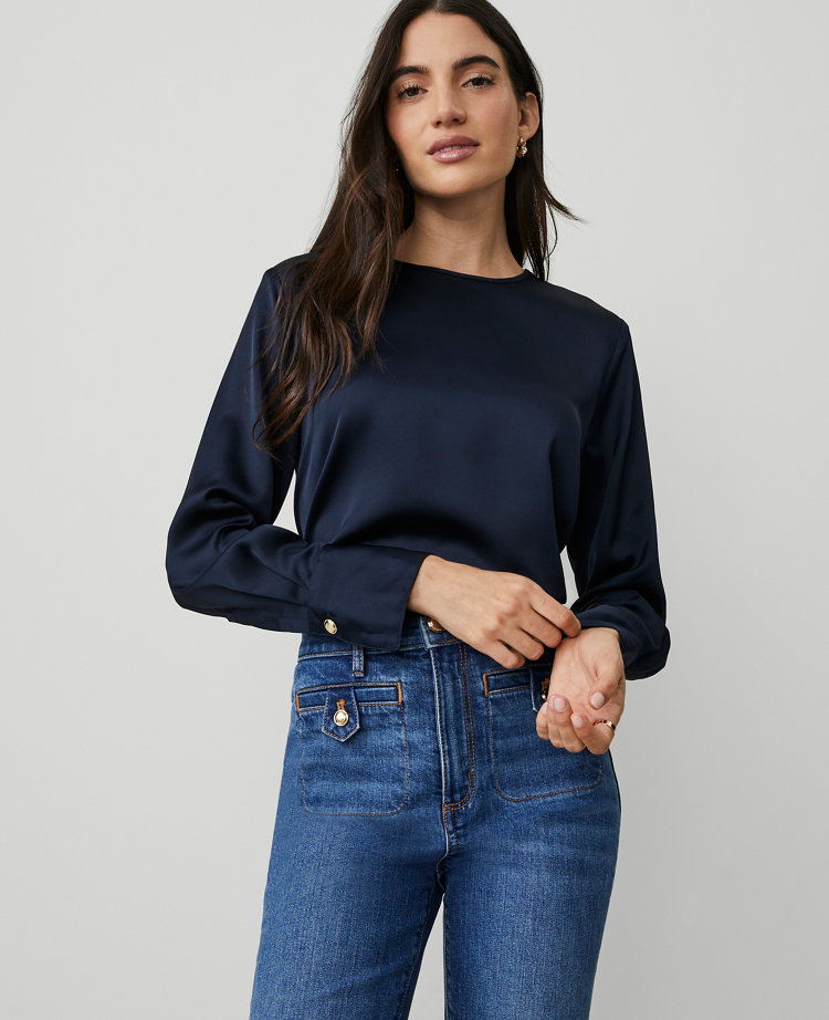 Wide-Cuff Blouse