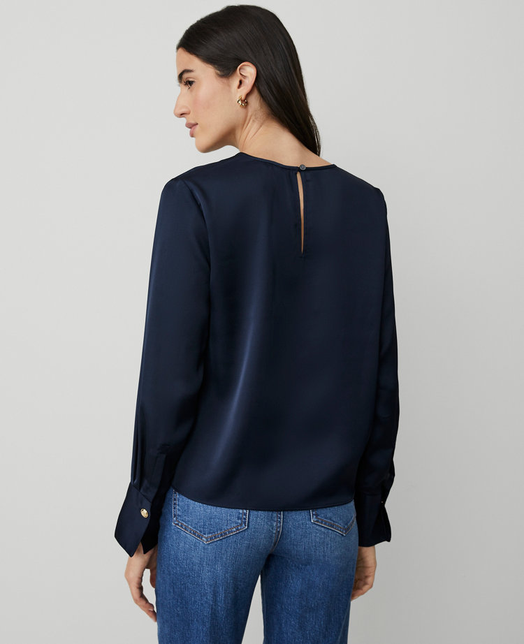 Wide-Cuff Blouse