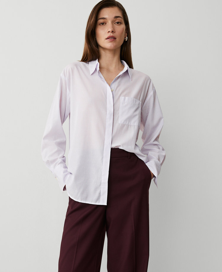Stripe Oversize Shirt
