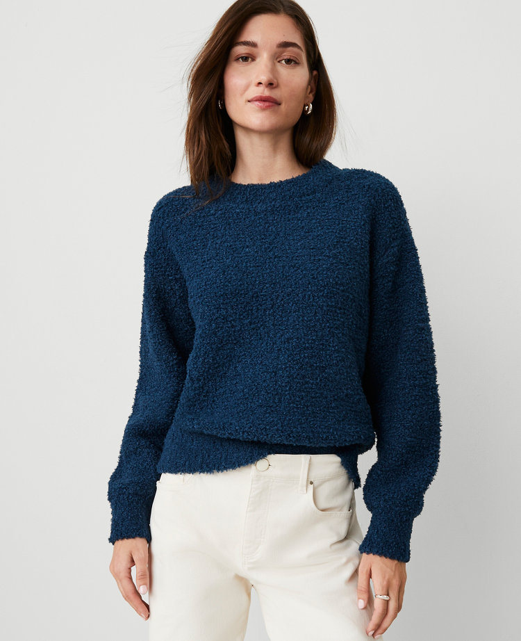 Boucle Crew Neck Sweater