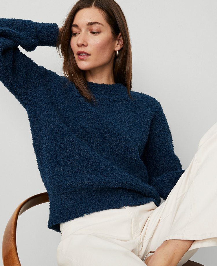 Boucle Crew Neck Sweater