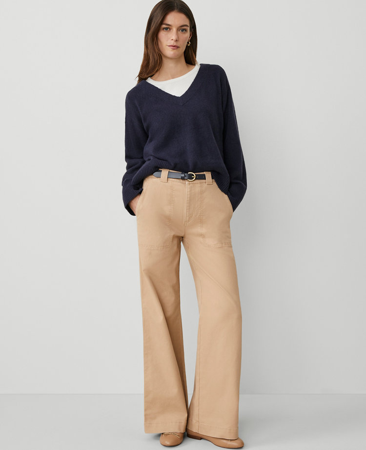 Petite Weekend Collection Wide-Leg Pant