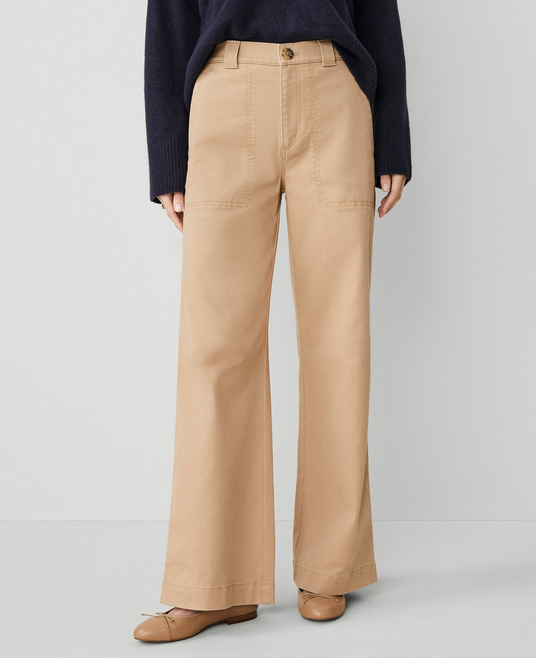 Petite Weekend Collection Wide-Leg Pant