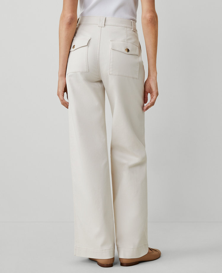 Ann Taylor Petite AT Weekend Wide Leg Pants Women's