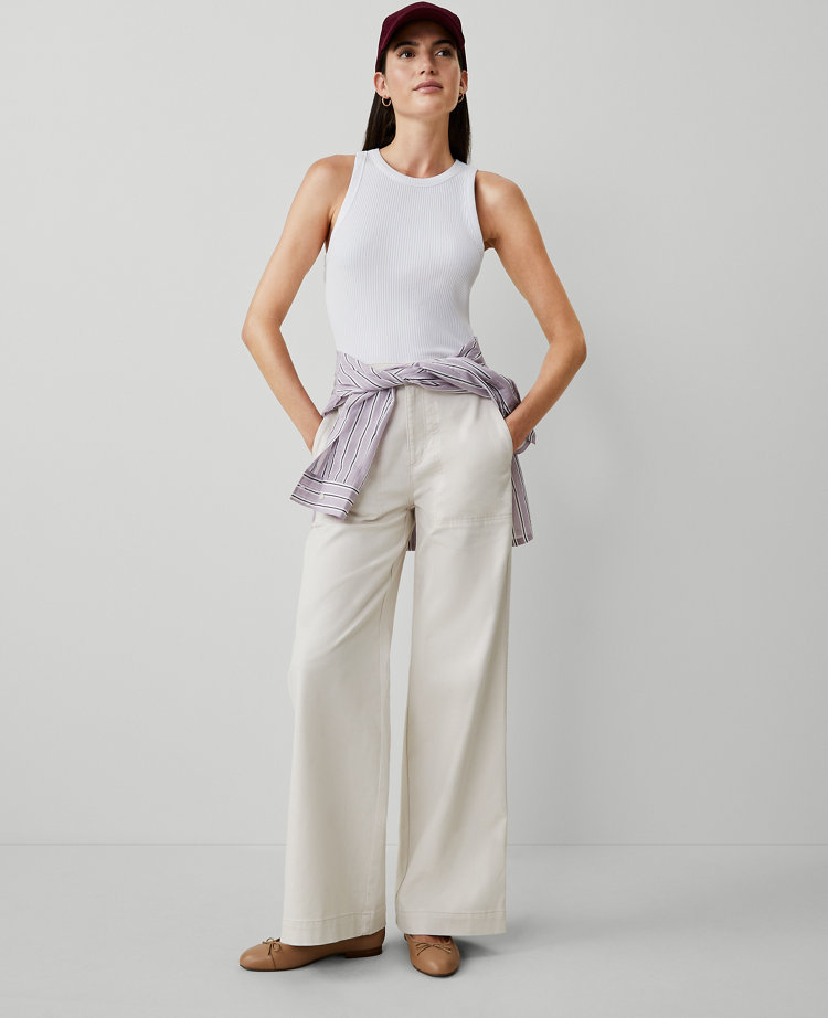 Petite Wide-Leg Pant carousel Product Image 4