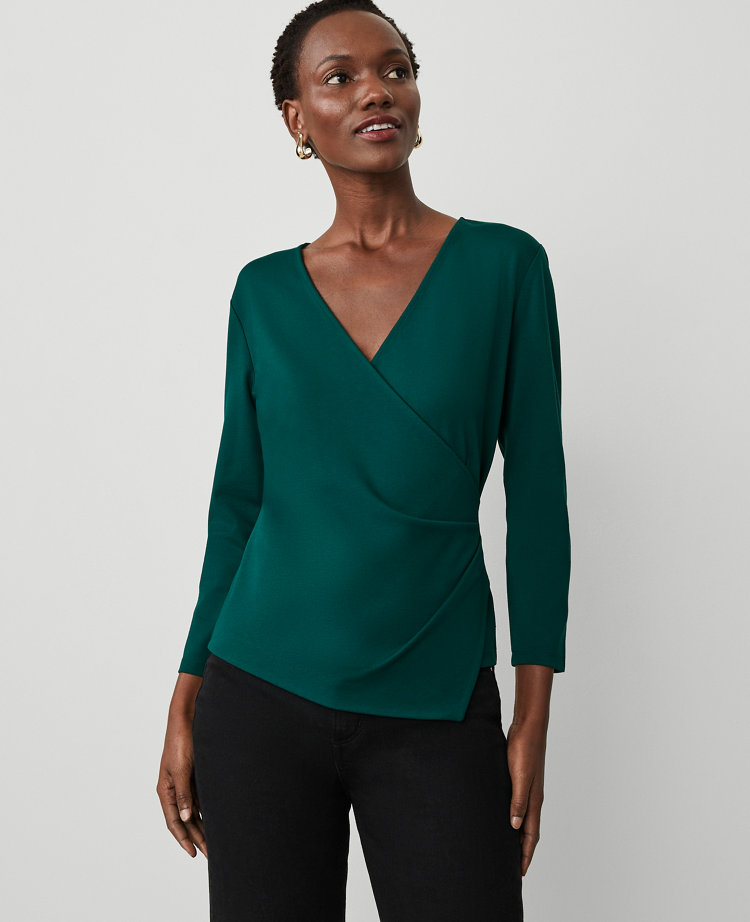 Asymmetrical Wrap Top